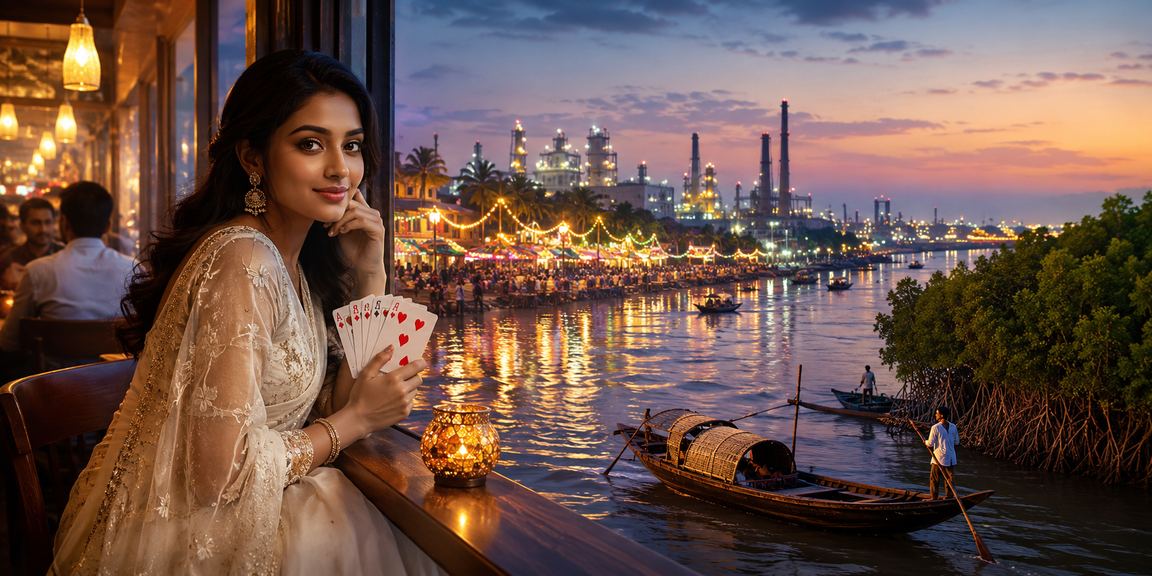 সুন্দরবনে মোবাইলে বেটিং তথ্য দেখছেন একজন ব্যবহারকারী